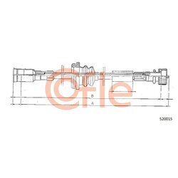 Hriadeľ tachometra COFLE 92.S20015