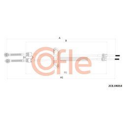 Lanko ručnej prevodovky COFLE 2CB.VK014