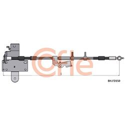 Brzdová hadica COFLE 92.BH.FD150