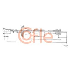 Hriadeľ tachometra COFLE 92.S07127