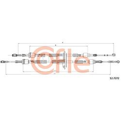 Lanko ručnej prevodovky COFLE 12.7272