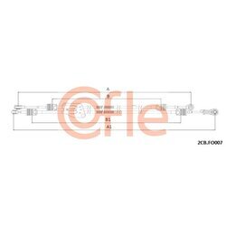 Lanko ručnej prevodovky COFLE 92.2CB.FO007