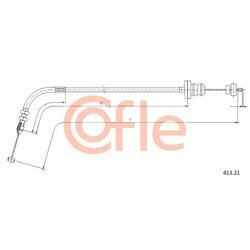 Plynové lanko COFLE 92.413.21