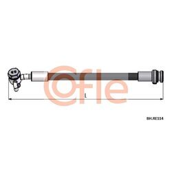 Brzdová hadica COFLE 92.BH.RE114