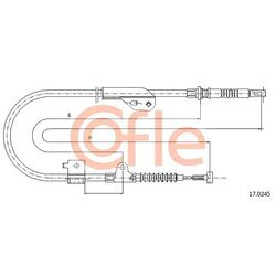 Ťažné lanko parkovacej brzdy COFLE 17.0245