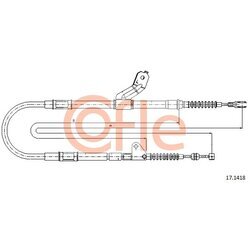 Ťažné lanko parkovacej brzdy COFLE 92.17.1418