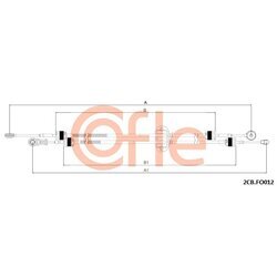Lanko ručnej prevodovky COFLE 92.2CB.FO012