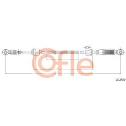 Lanko ručnej prevodovky COFLE 10.2450