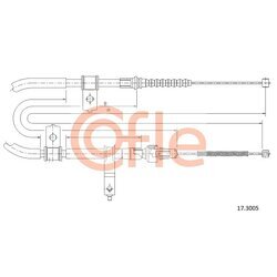 Ťažné lanko parkovacej brzdy COFLE 17.3005