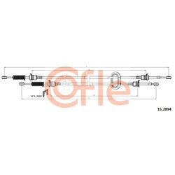 Lanko ručnej prevodovky COFLE 92.15.2894