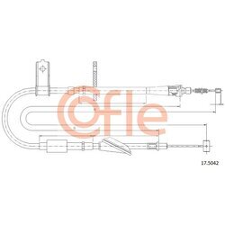 Ťažné lanko parkovacej brzdy COFLE 92.17.5042