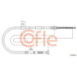 Ťažné lanko parkovacej brzdy COFLE 92.17.0213