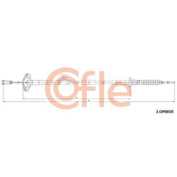 Lanko ovládania spojky COFLE 92.2.OP001R