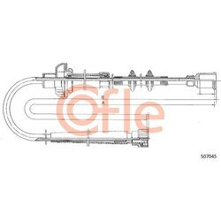 Hriadeľ tachometra COFLE 92.S07045