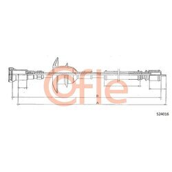 Hriadeľ tachometra COFLE 92.S24016