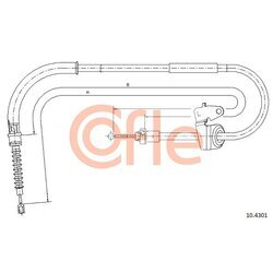 Ťažné lanko parkovacej brzdy COFLE 10.4301