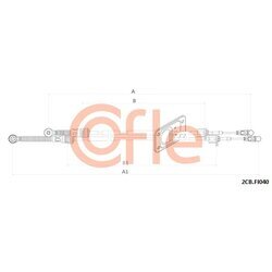 Lanko ručnej prevodovky COFLE 92.2CB.FI040