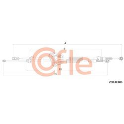 Lanko ručnej prevodovky COFLE 92.2CB.RE005