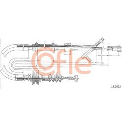Lanko ovládania spojky COFLE 18.2612