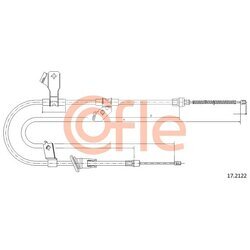 Ťažné lanko parkovacej brzdy COFLE 92.17.2122