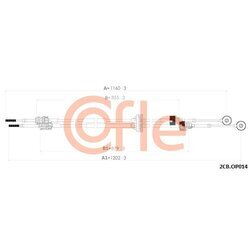 Lanko ručnej prevodovky COFLE 92.2CB.OP014