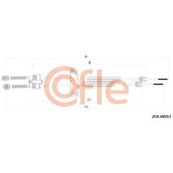 Lanko ručnej prevodovky COFLE 92.2CB.VK013