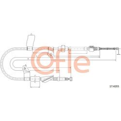 Ťažné lanko parkovacej brzdy COFLE 92.17.4203
