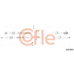 Lanko ručnej prevodovky COFLE 92.2CB.FI059