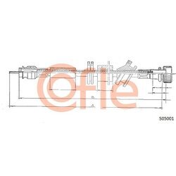 Hriadeľ tachometra COFLE 92.S05001