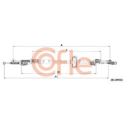 Lanko ručnej prevodovky COFLE 2CB.OP011
