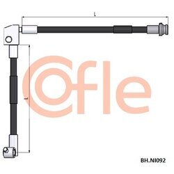 Brzdová hadica COFLE 92.BH.NI092