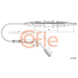 Ťažné lanko parkovacej brzdy COFLE 92.11.5942