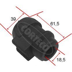 Uloženie priečneho stabilizátora CORTECO 80001465