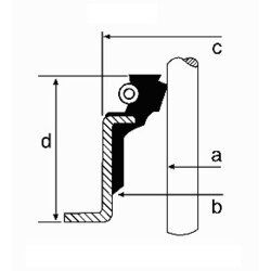 Tesniaci krúžok drieku ventilu CORTECO 49472872 - obr. 1