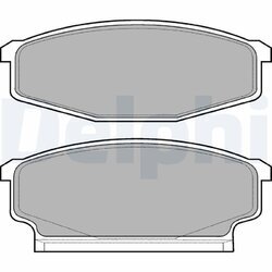 Sada brzdových platničiek kotúčovej brzdy DELPHI LP610
