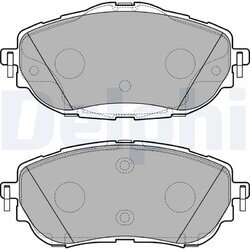 Sada brzdových platničiek kotúčovej brzdy DELPHI LP2691