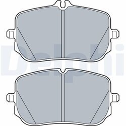 Sada brzdových platničiek kotúčovej brzdy DELPHI LP3539