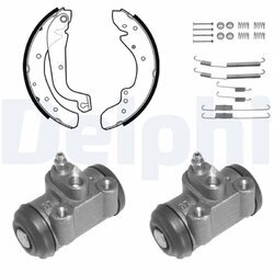 Sada brzdových čeľustí DELPHI 884