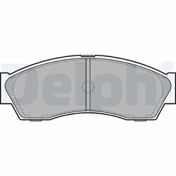 Sada brzdových platničiek kotúčovej brzdy DELPHI LP2159