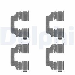 Sada príslušenstva obloženia kotúčovej brzdy DELPHI LX0493