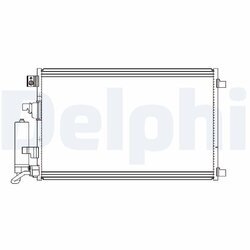 Kondenzátor klimatizácie DELPHI CF20312