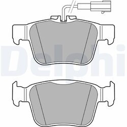 Sada brzdových platničiek kotúčovej brzdy DELPHI LP3311
