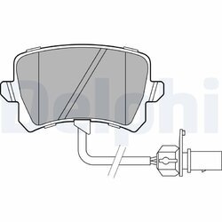 Sada brzdových platničiek kotúčovej brzdy DELPHI LP3141