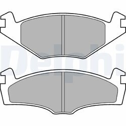 Sada brzdových platničiek kotúčovej brzdy DELPHI LP979