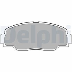 Sada brzdových platničiek kotúčovej brzdy DELPHI LP988