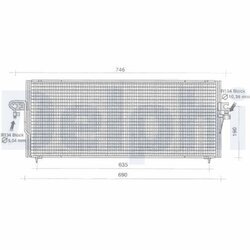 Kondenzátor klimatizácie DELPHI TSP0225342