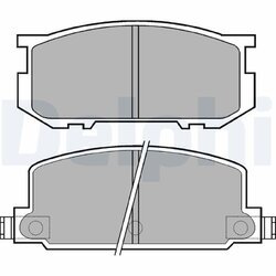 Sada brzdových platničiek kotúčovej brzdy DELPHI LP220