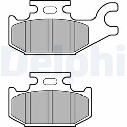 Sada brzdových platničiek kotúčovej brzdy DELPHI LP3191