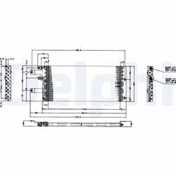 Kondenzátor klimatizácie DELPHI TSP0225165