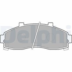 Sada brzdových platničiek kotúčovej brzdy DELPHI LP1664
